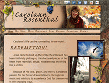 Tablet Screenshot of carolannrosenthal.com